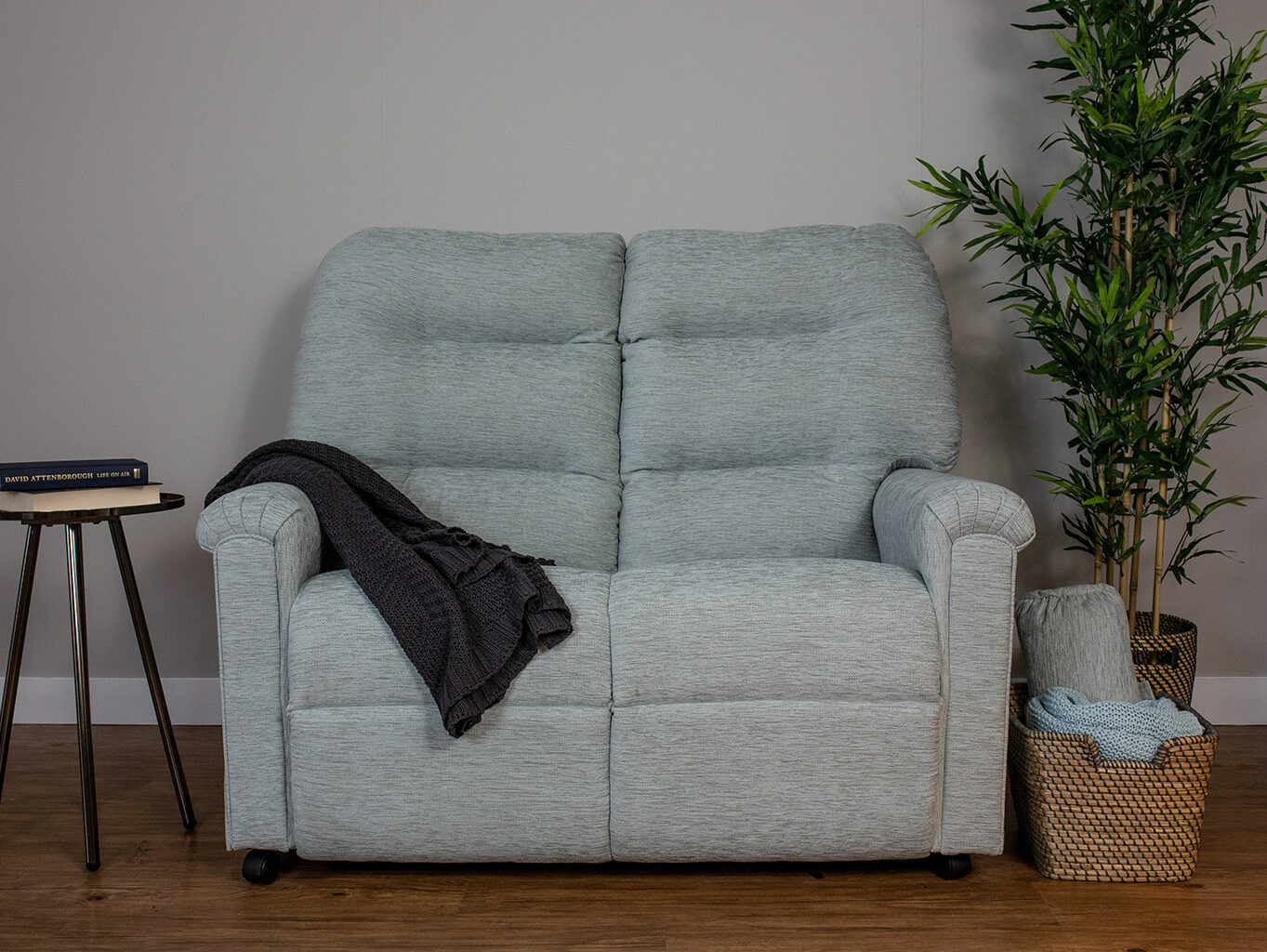 Light grey Blenheim sofa in a sitting room setting.