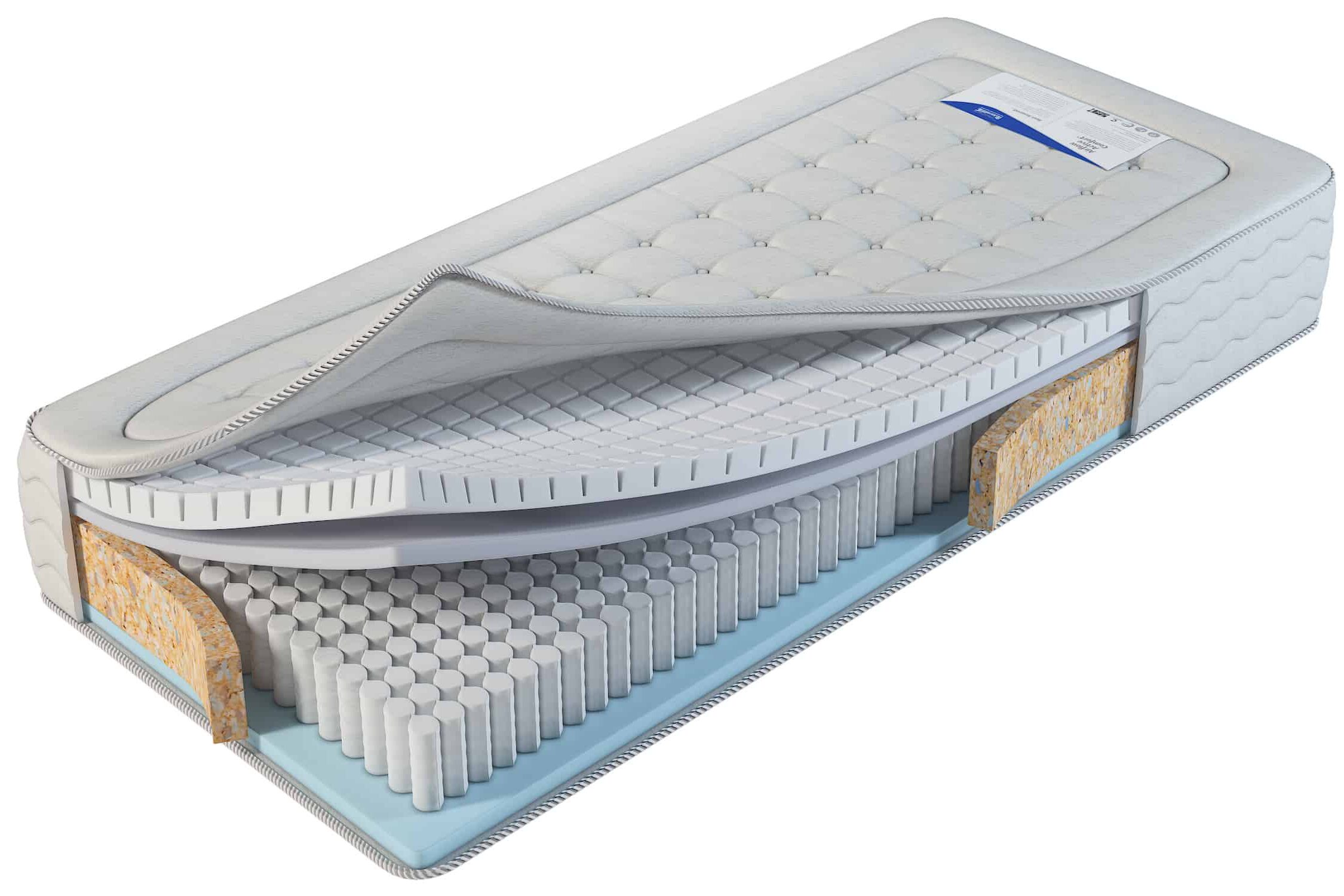 Cross section of the AirFlow mattress.