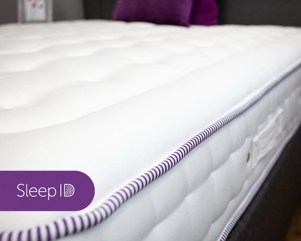 Closeup of the SleepID mattress.