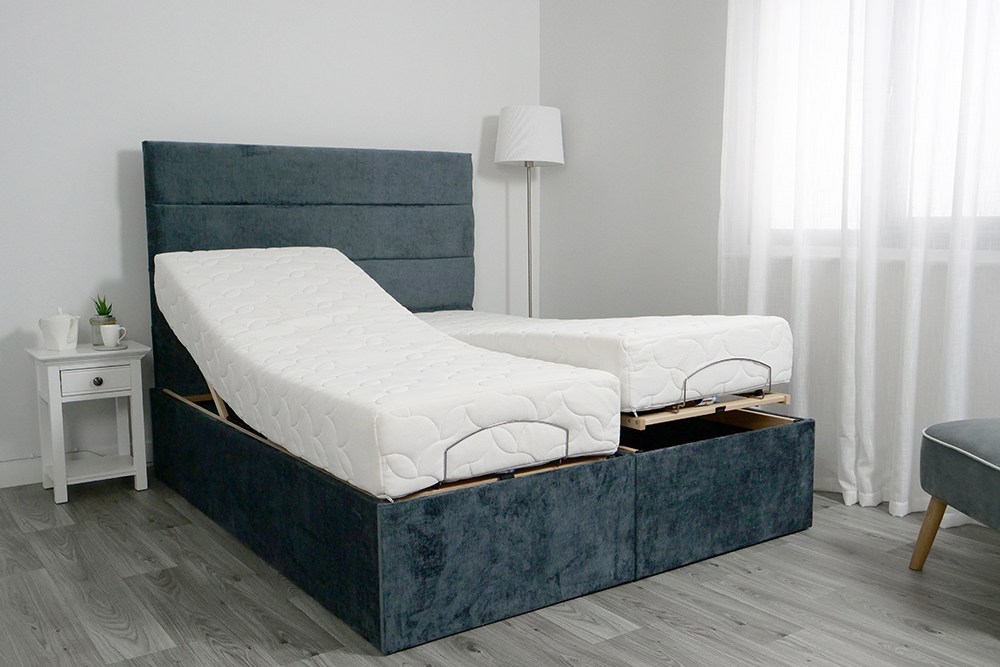 Dual Split Ottoman Adjustable bed in different positions