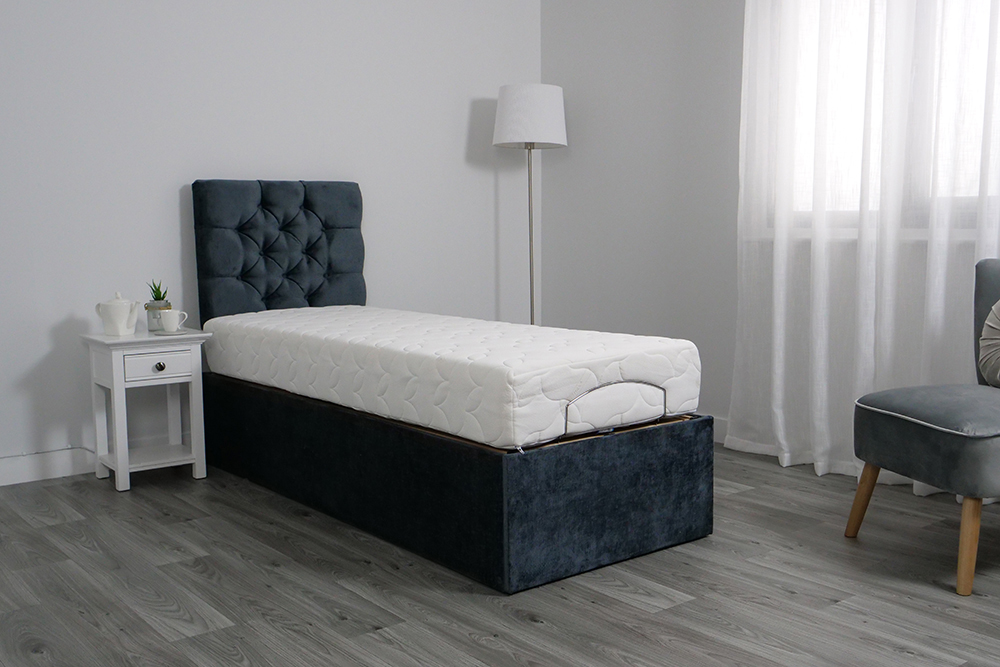 Ottoman single adjustable bed